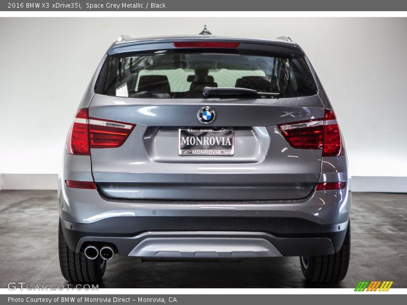 Space Grey Metallic / Black 2016 BMW X3 xDrive35i