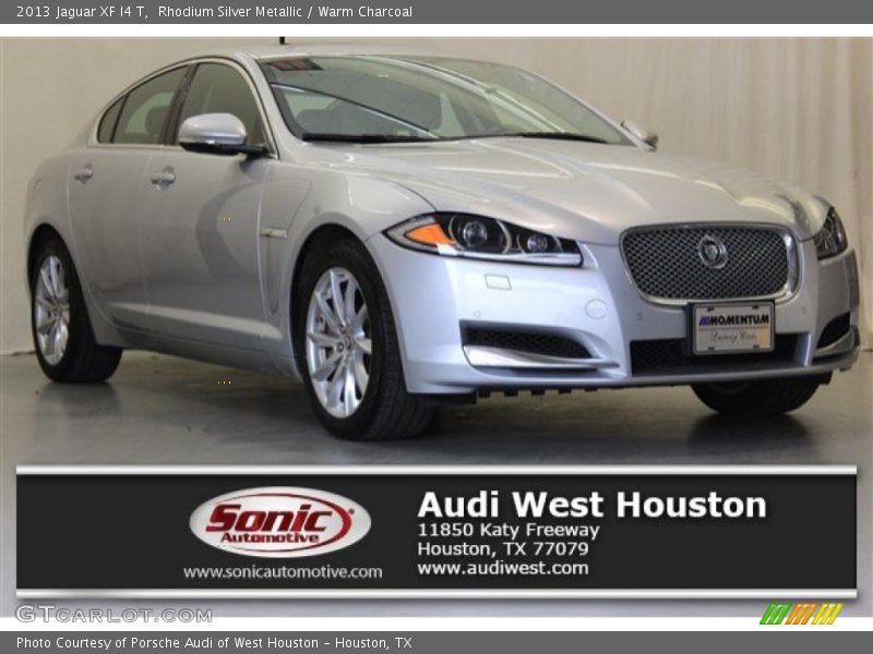 Rhodium Silver Metallic / Warm Charcoal 2013 Jaguar XF I4 T