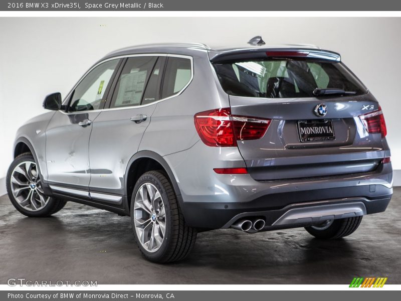 Space Grey Metallic / Black 2016 BMW X3 xDrive35i