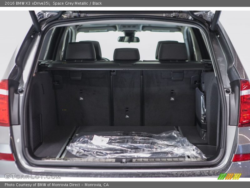Space Grey Metallic / Black 2016 BMW X3 xDrive35i