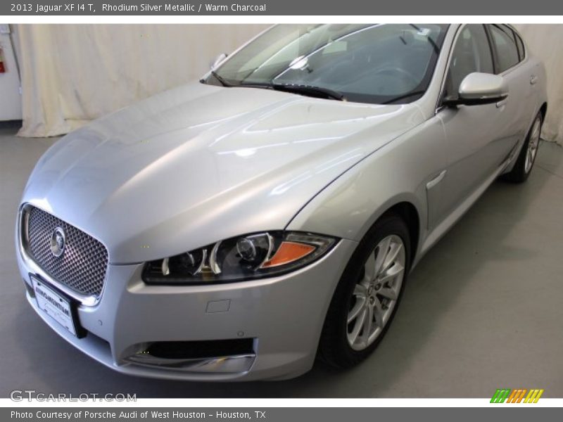 Rhodium Silver Metallic / Warm Charcoal 2013 Jaguar XF I4 T