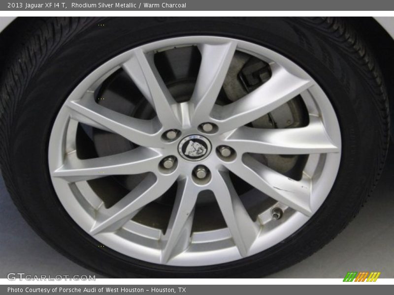 Rhodium Silver Metallic / Warm Charcoal 2013 Jaguar XF I4 T