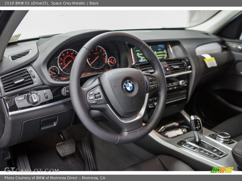 Space Grey Metallic / Black 2016 BMW X3 xDrive35i