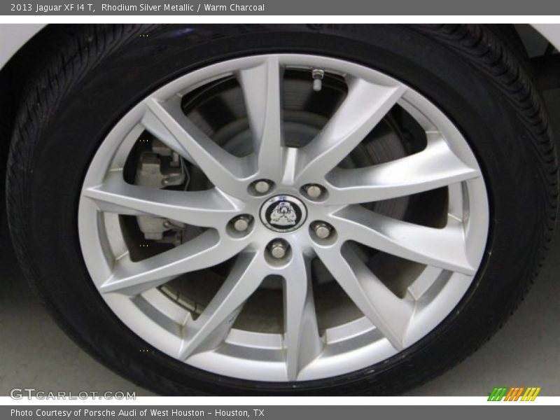 Rhodium Silver Metallic / Warm Charcoal 2013 Jaguar XF I4 T