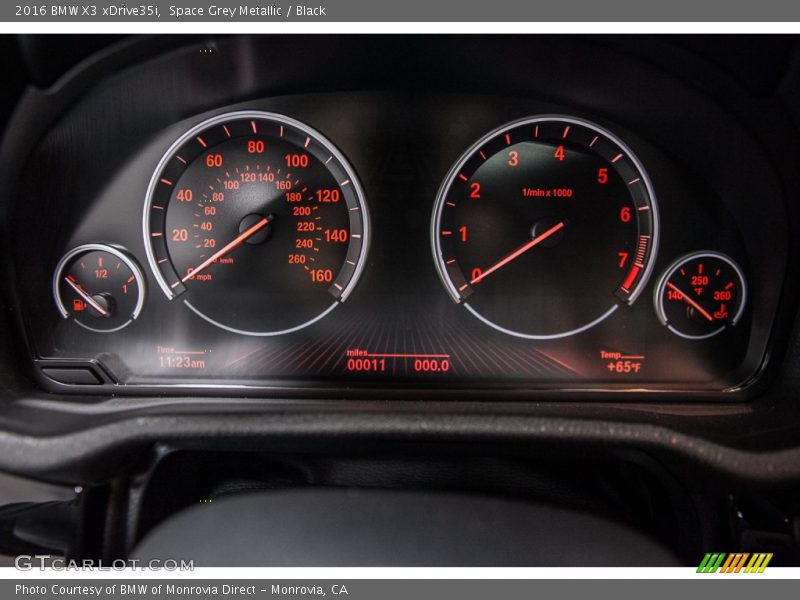 Space Grey Metallic / Black 2016 BMW X3 xDrive35i