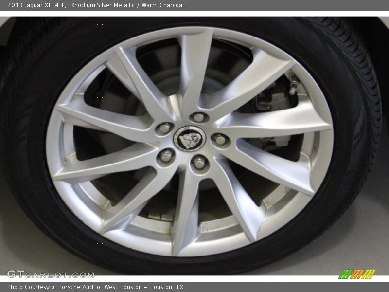 Rhodium Silver Metallic / Warm Charcoal 2013 Jaguar XF I4 T