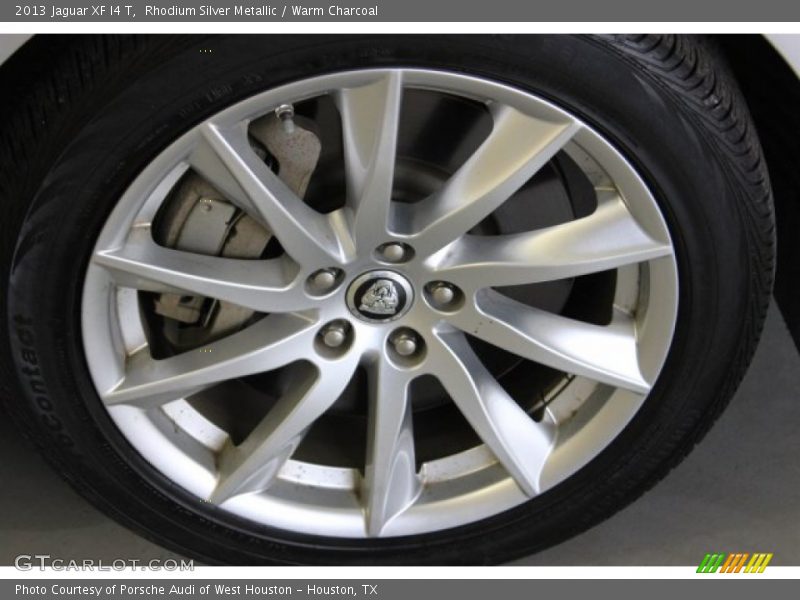 Rhodium Silver Metallic / Warm Charcoal 2013 Jaguar XF I4 T