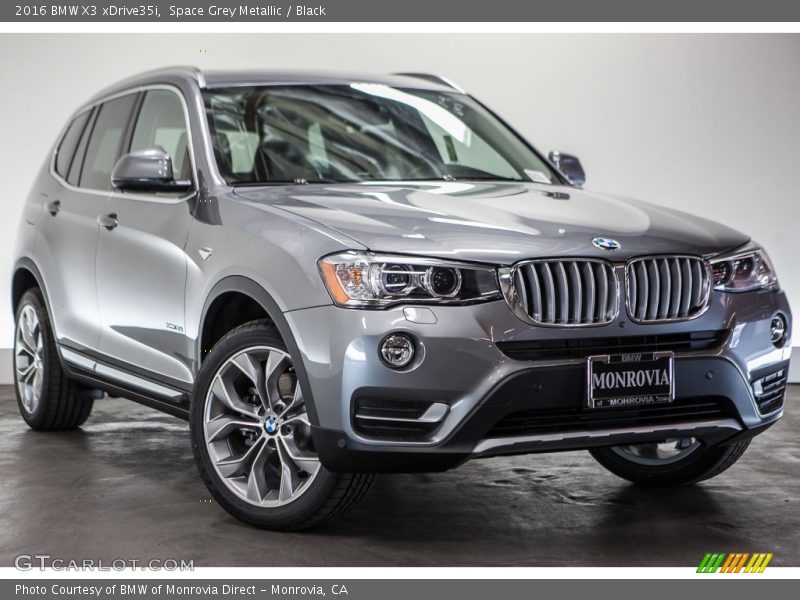 Space Grey Metallic / Black 2016 BMW X3 xDrive35i