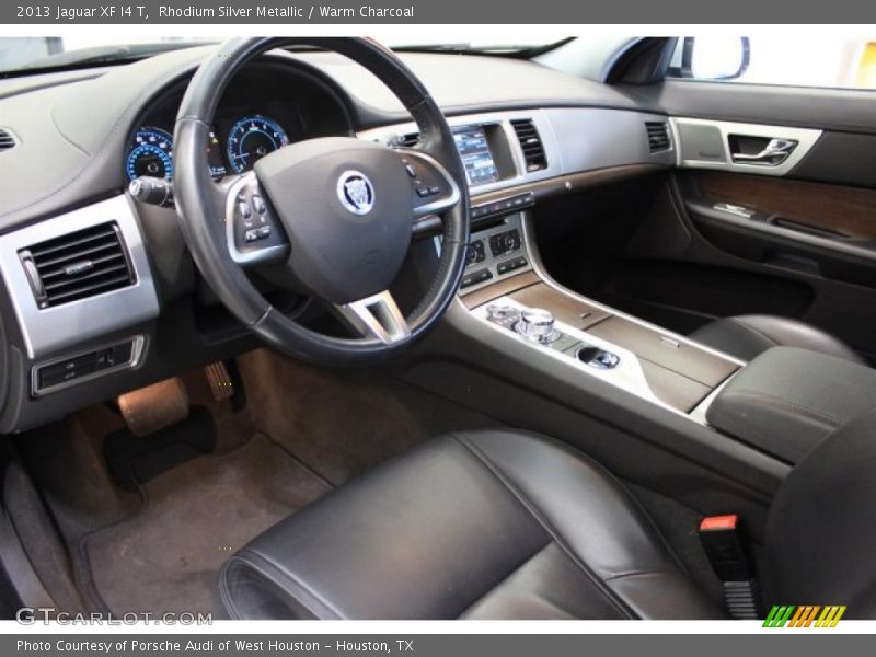 Rhodium Silver Metallic / Warm Charcoal 2013 Jaguar XF I4 T
