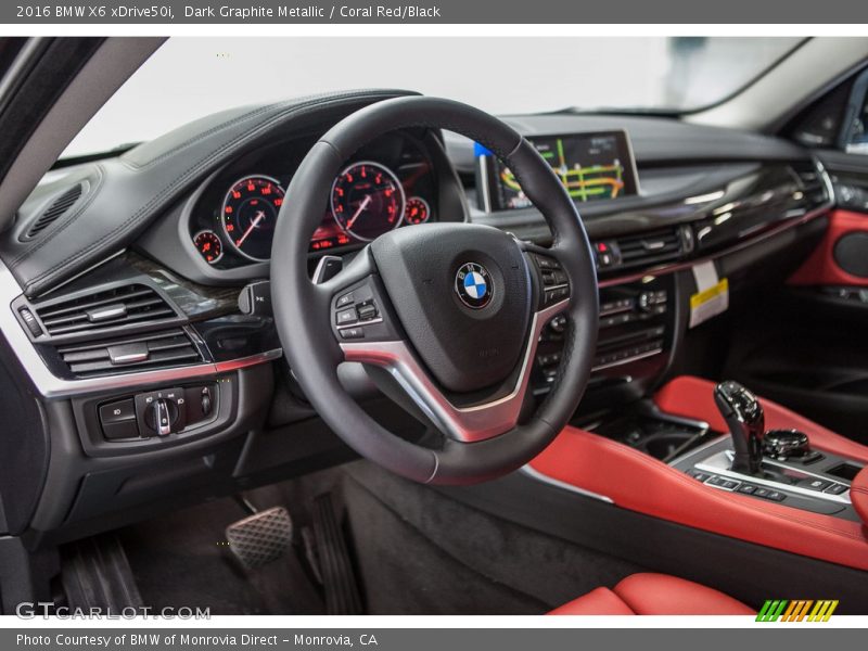 Coral Red/Black Interior - 2016 X6 xDrive50i 