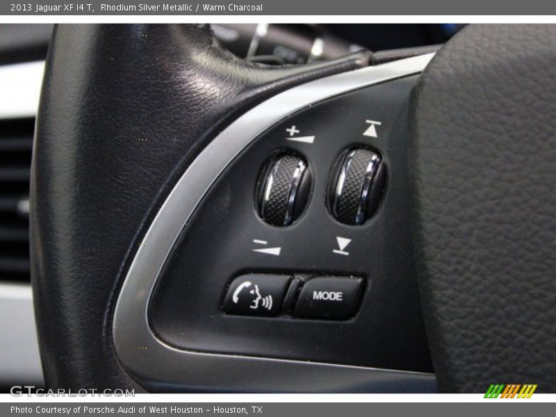 Rhodium Silver Metallic / Warm Charcoal 2013 Jaguar XF I4 T