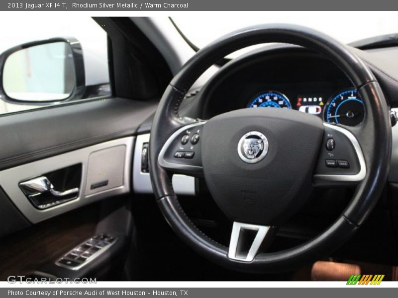 Rhodium Silver Metallic / Warm Charcoal 2013 Jaguar XF I4 T