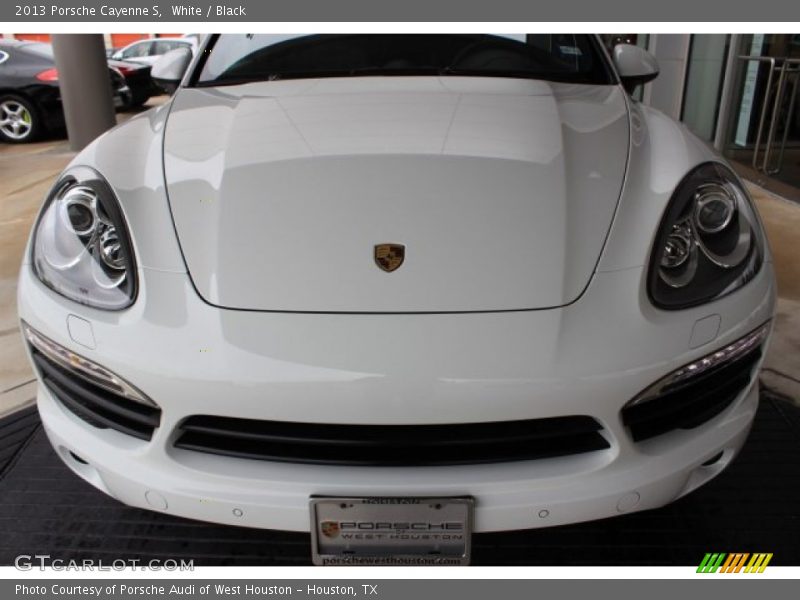 White / Black 2013 Porsche Cayenne S