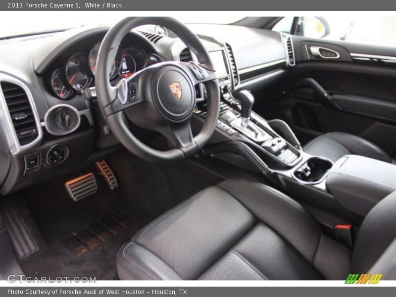 White / Black 2013 Porsche Cayenne S