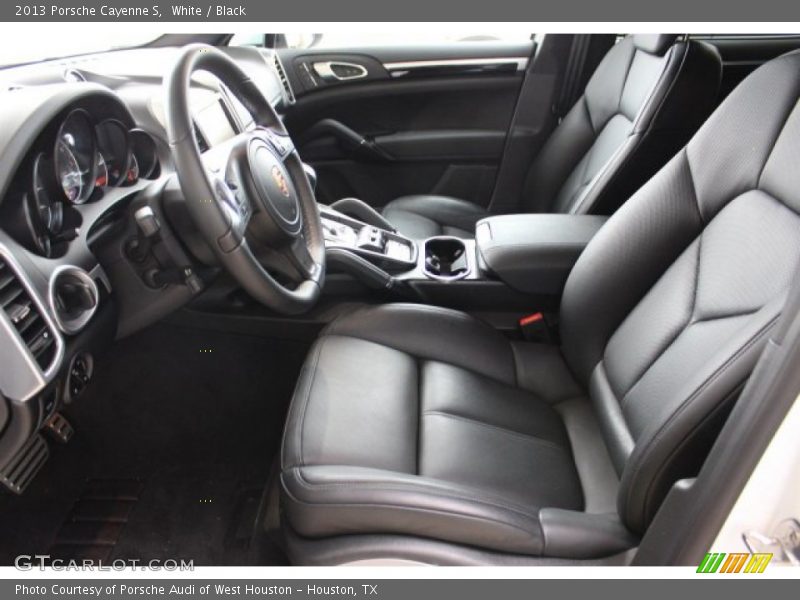 White / Black 2013 Porsche Cayenne S