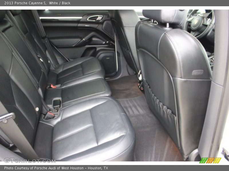 White / Black 2013 Porsche Cayenne S