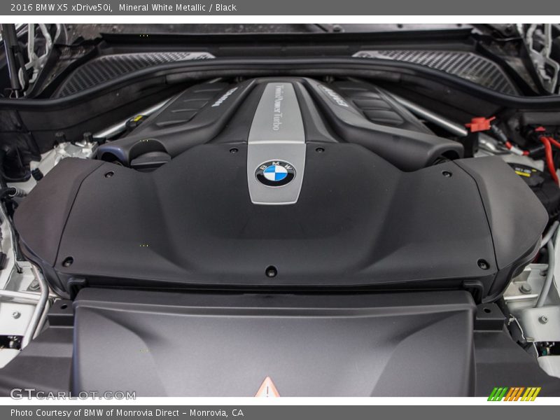  2016 X5 xDrive50i Engine - 4.4 Liter DI TwinPower Turbocharged DOHC 32-Valve VVT V8