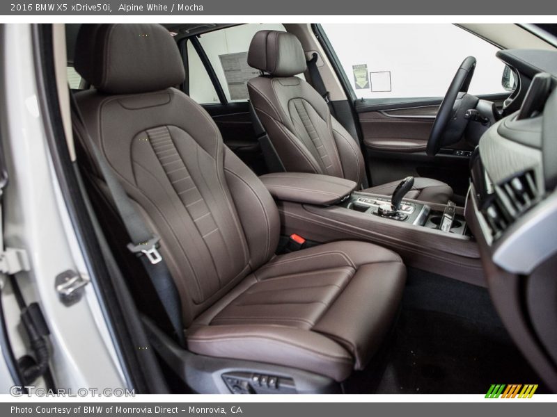 Front Seat of 2016 X5 xDrive50i