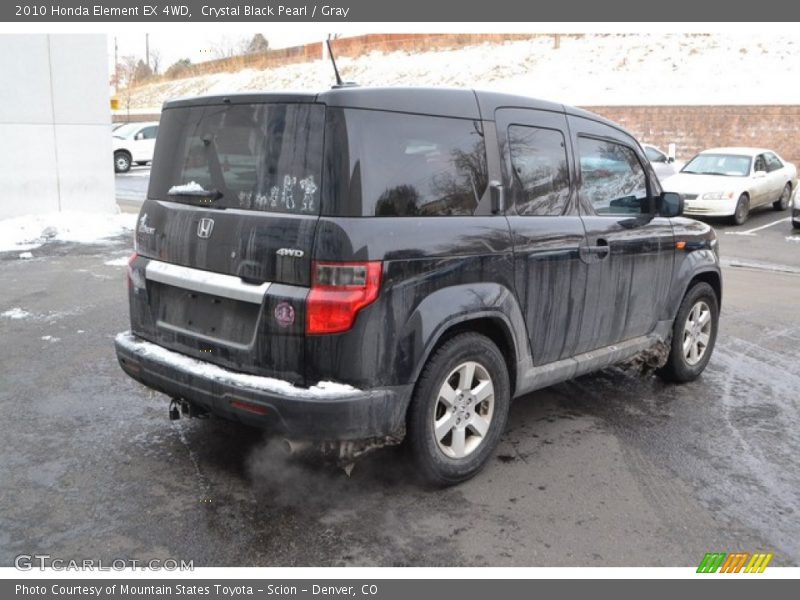 Crystal Black Pearl / Gray 2010 Honda Element EX 4WD