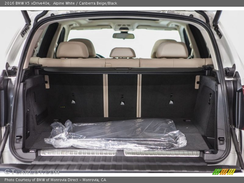  2016 X5 xDrive40e Trunk