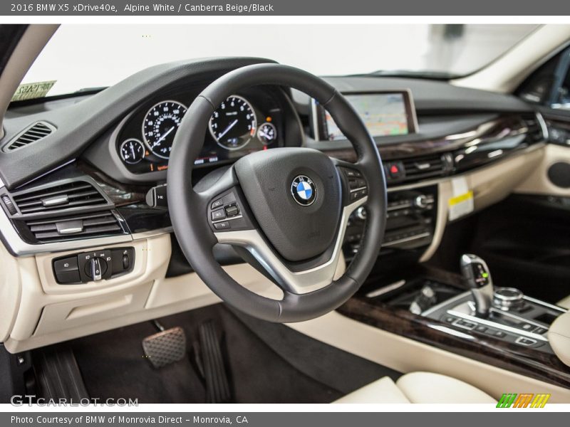 Canberra Beige/Black Interior - 2016 X5 xDrive40e 