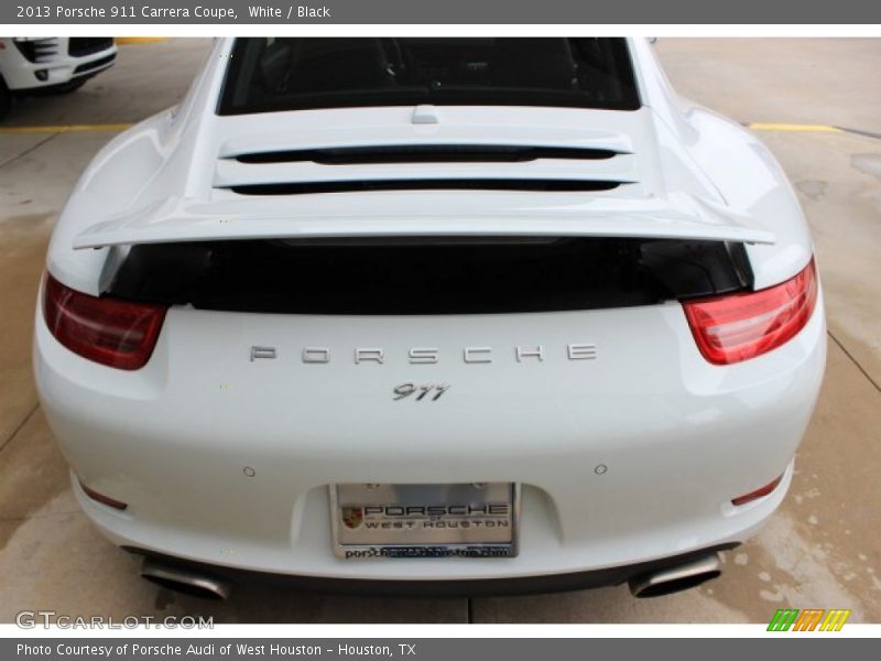 White / Black 2013 Porsche 911 Carrera Coupe