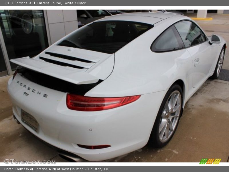 White / Black 2013 Porsche 911 Carrera Coupe