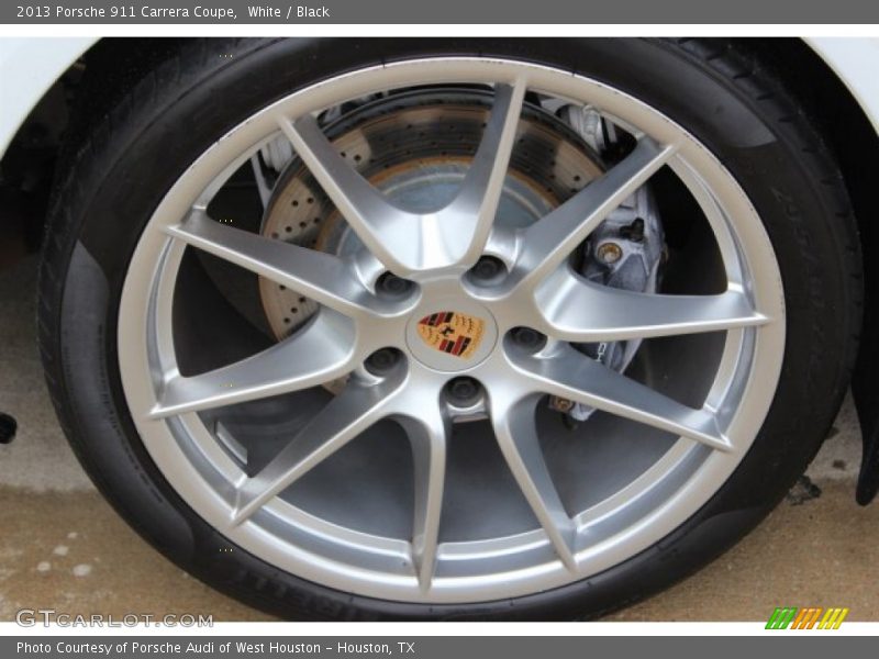 White / Black 2013 Porsche 911 Carrera Coupe