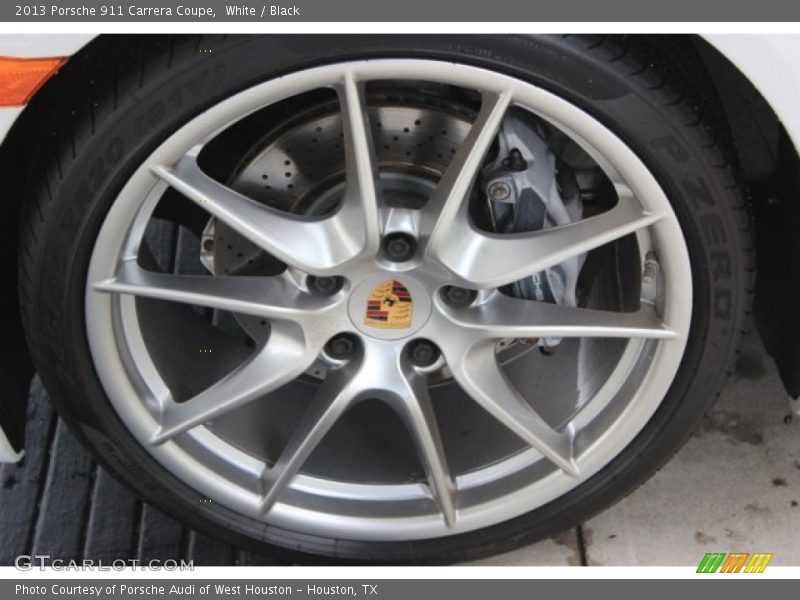 White / Black 2013 Porsche 911 Carrera Coupe