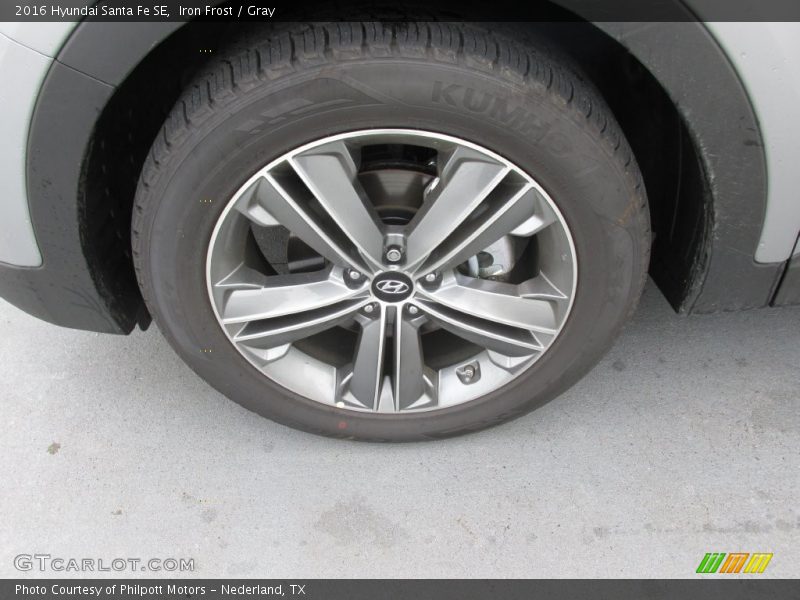 Iron Frost / Gray 2016 Hyundai Santa Fe SE