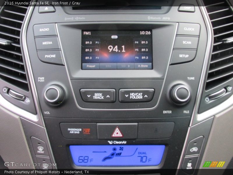 Iron Frost / Gray 2016 Hyundai Santa Fe SE