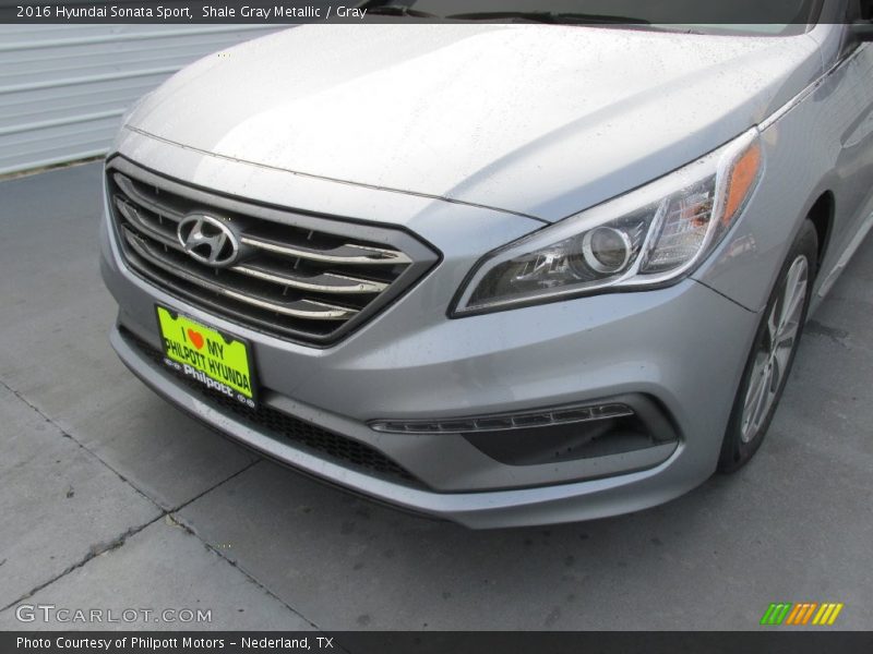 Shale Gray Metallic / Gray 2016 Hyundai Sonata Sport