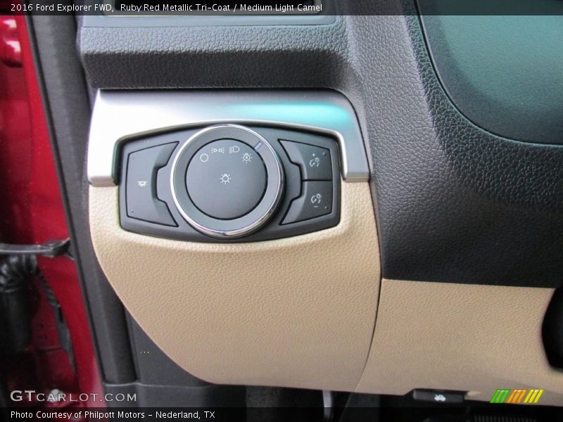 Controls of 2016 Explorer FWD