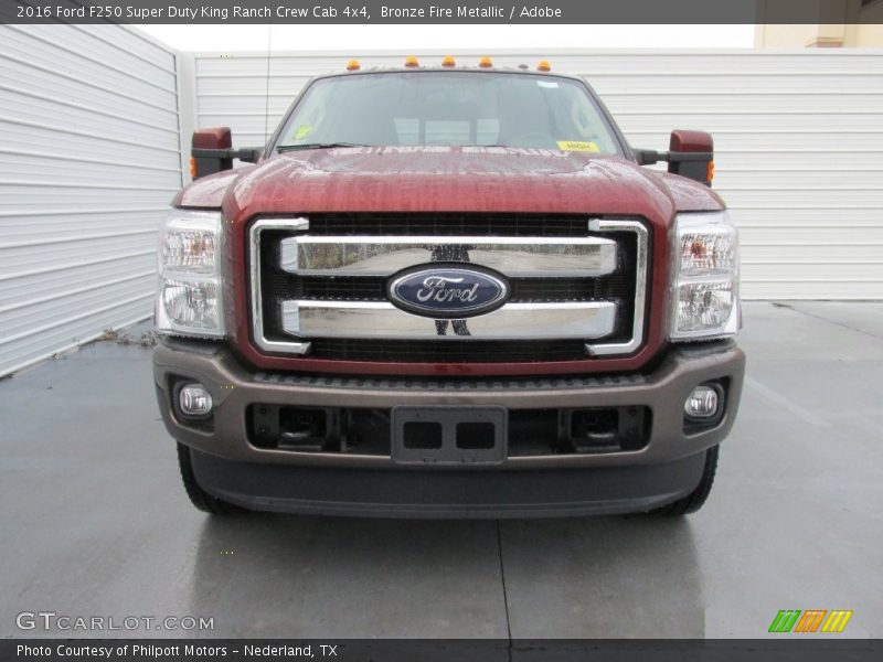Bronze Fire Metallic / Adobe 2016 Ford F250 Super Duty King Ranch Crew Cab 4x4