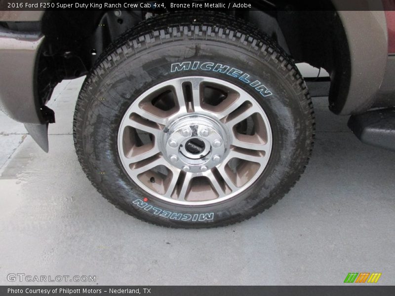  2016 F250 Super Duty King Ranch Crew Cab 4x4 Wheel