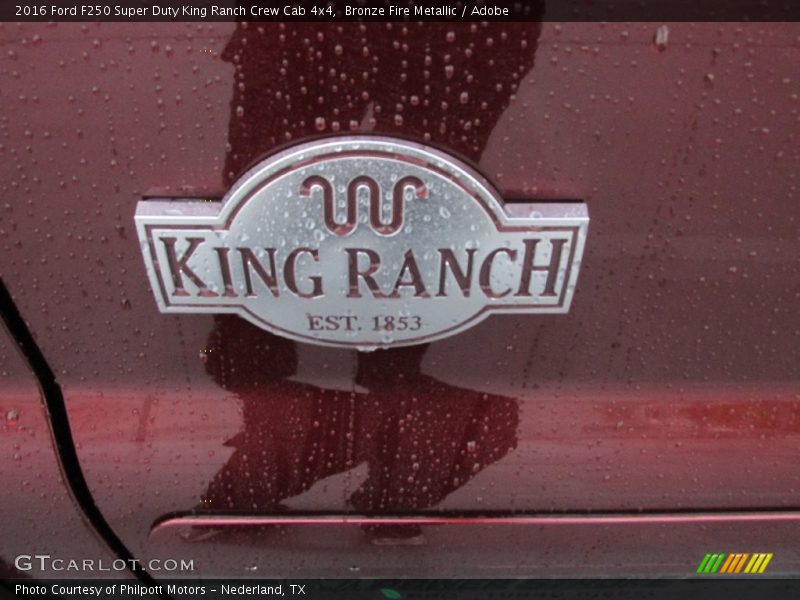  2016 F250 Super Duty King Ranch Crew Cab 4x4 Logo