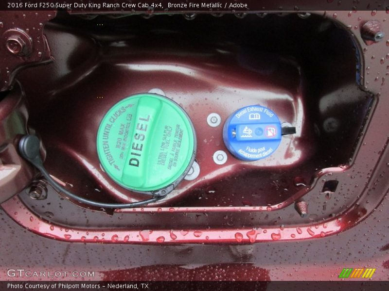 Bronze Fire Metallic / Adobe 2016 Ford F250 Super Duty King Ranch Crew Cab 4x4