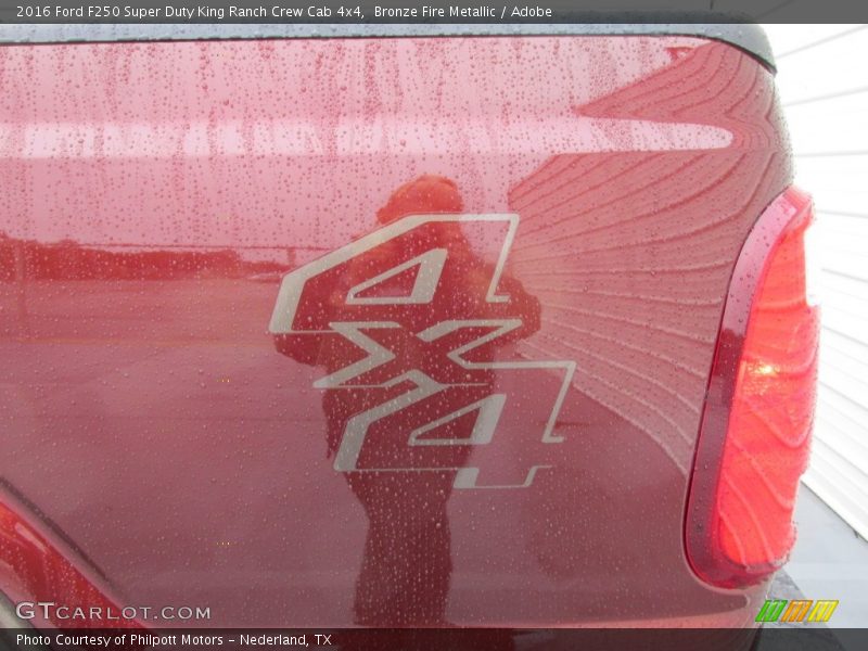 Bronze Fire Metallic / Adobe 2016 Ford F250 Super Duty King Ranch Crew Cab 4x4