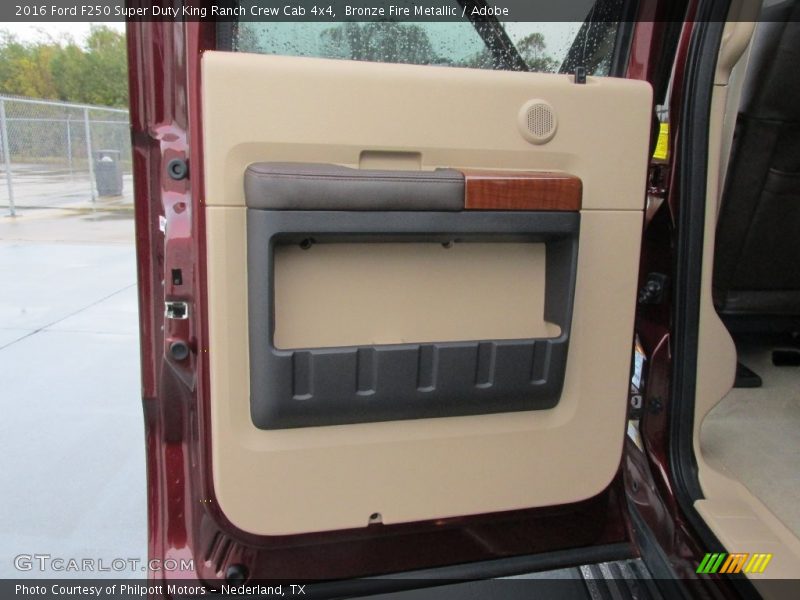 Door Panel of 2016 F250 Super Duty King Ranch Crew Cab 4x4