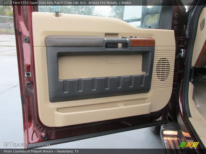 Door Panel of 2016 F250 Super Duty King Ranch Crew Cab 4x4