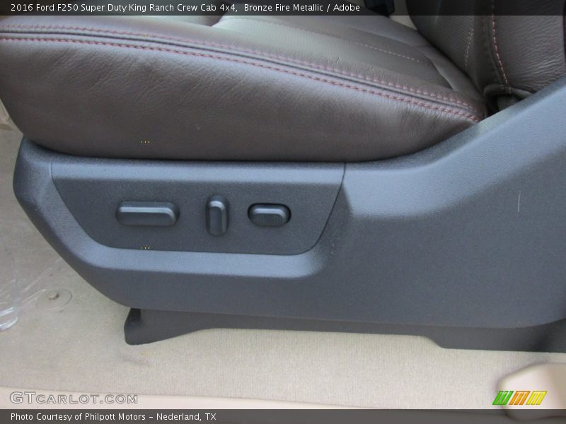 Bronze Fire Metallic / Adobe 2016 Ford F250 Super Duty King Ranch Crew Cab 4x4