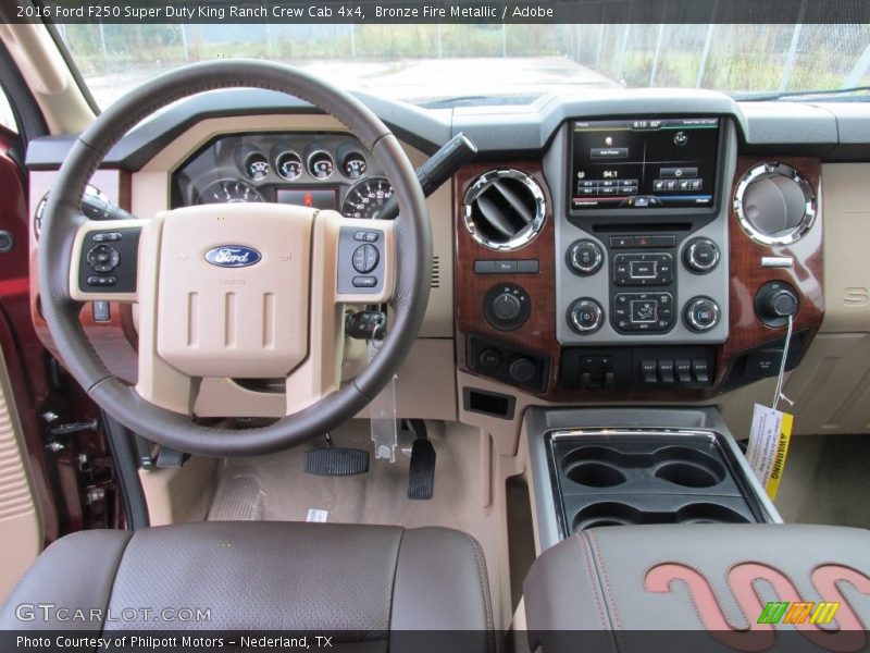 Dashboard of 2016 F250 Super Duty King Ranch Crew Cab 4x4