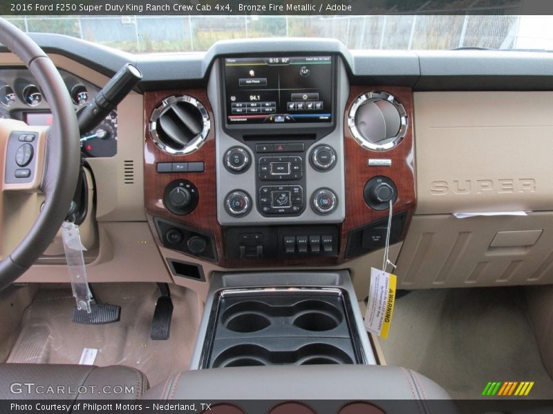 Controls of 2016 F250 Super Duty King Ranch Crew Cab 4x4