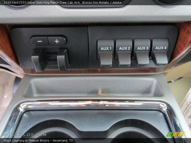 Controls of 2016 F250 Super Duty King Ranch Crew Cab 4x4