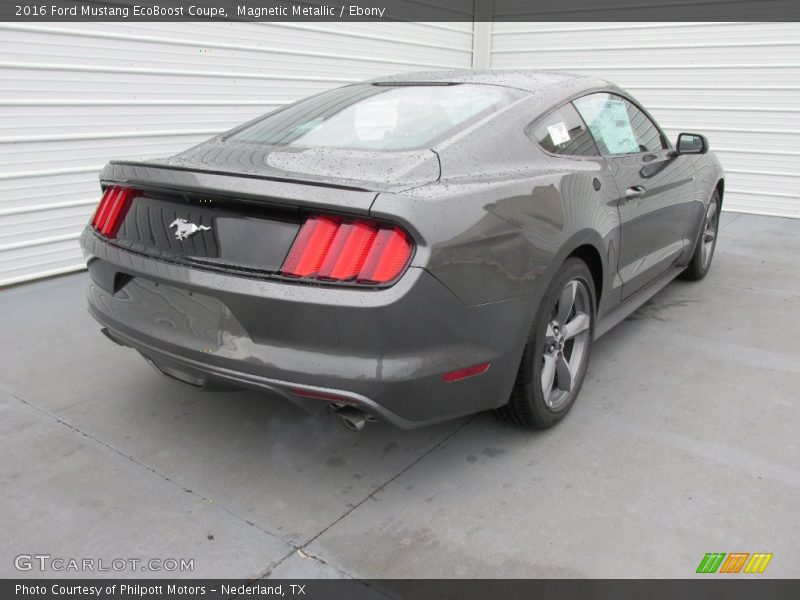 Magnetic Metallic / Ebony 2016 Ford Mustang EcoBoost Coupe
