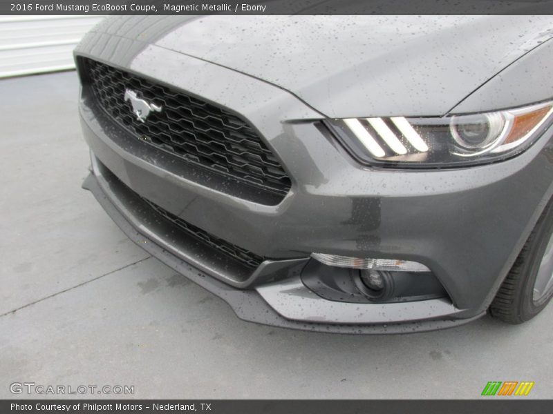 Magnetic Metallic / Ebony 2016 Ford Mustang EcoBoost Coupe