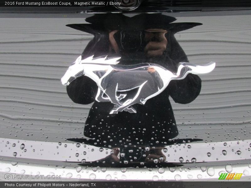Magnetic Metallic / Ebony 2016 Ford Mustang EcoBoost Coupe
