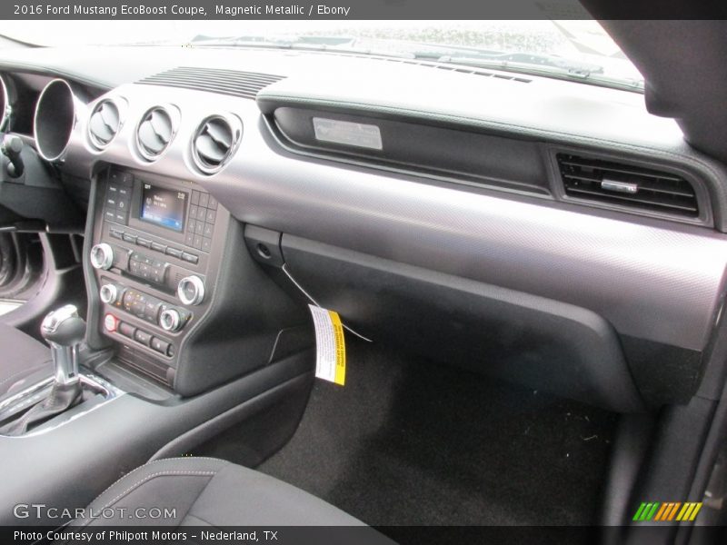 Magnetic Metallic / Ebony 2016 Ford Mustang EcoBoost Coupe