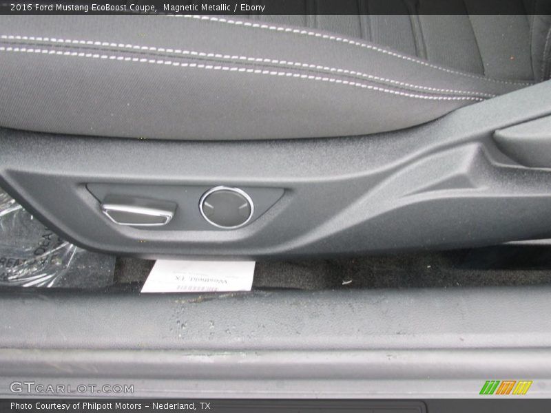 Magnetic Metallic / Ebony 2016 Ford Mustang EcoBoost Coupe