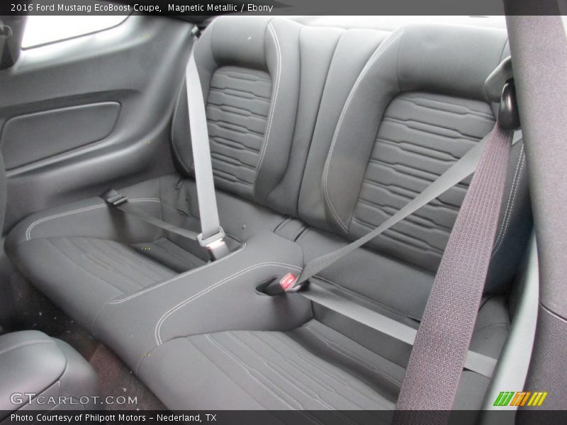 Magnetic Metallic / Ebony 2016 Ford Mustang EcoBoost Coupe